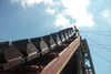 River mining machinery