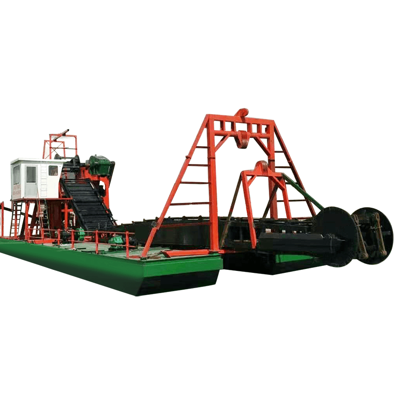 River mining machinery