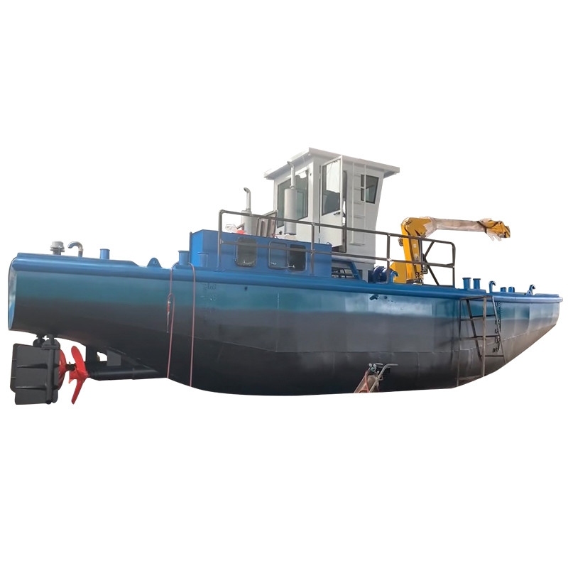 Multi-function service work boat